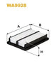 WIX Air Filter WA9928 thumbnail