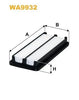WIX Air Filter WA9932 thumbnail