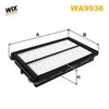 WIX Air Filter WA9936 thumbnail