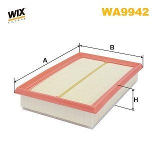 Wix Air Filter WA9942 - tradevehicleparts.co.uk