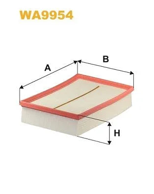 Wix Air Filter WA9954 - tradevehicleparts.co.uk