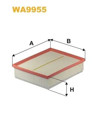 Wix Air Filter WA9955 - tradevehicleparts.co.uk