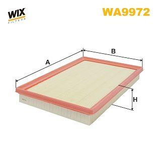 Wix Air Filter WA9972 - tradevehicleparts.co.uk