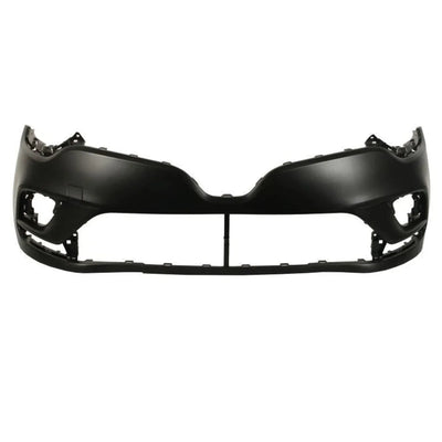 Fits Renault Clio 2016- Front Bumper Primed With Fog Lamp Hole - tradevehicleparts.co.uk