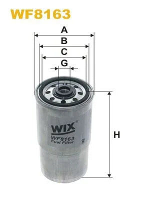 WIX Fuel Filter WF8163 - image 2