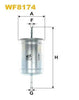 WIX Fuel Filter WF8174 thumbnail