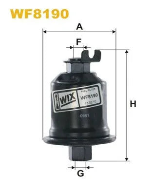 WIX Fuel Filter WF8190 - image 2