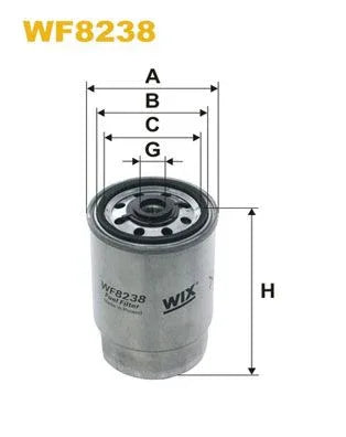 WIX Fuel Filter WF8238 - image 2