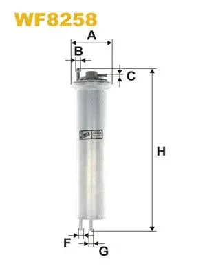 WIX Fuel Filter WF8258 - image 2