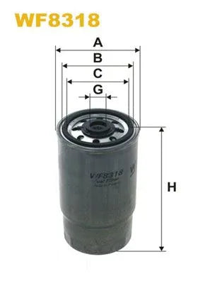 WIX Fuel Filter WF8318 - image 2