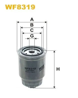 WIX Fuel Filter WF8319 - image 2