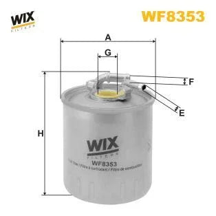 WIX Fuel Filter WF8353 - image 2