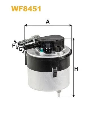 WIX Fuel Filter WF8451 - image 2