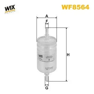 WIX Fuel Filter WF8564 - image 2