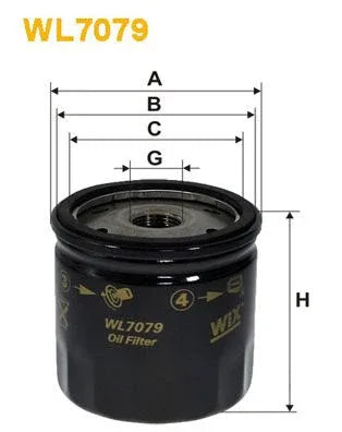 Wix Oil Filter WL7079 - tradevehicleparts.co.uk