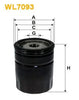 WIX Oil Filter WL7093 thumbnail