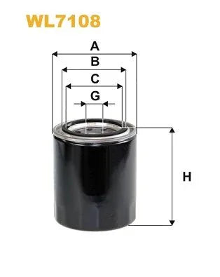 Wix Oil Filter WL7108 - tradevehicleparts.co.uk