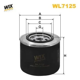Wix Oil Filter WL7125 - tradevehicleparts.co.uk
