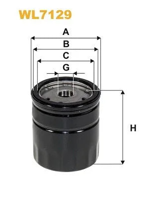 Wix Oil Filter WL7129 - tradevehicleparts.co.uk