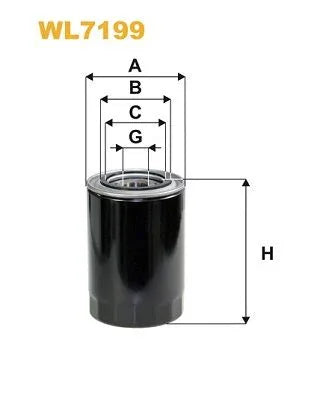 Wix Oil Filter WL7199 - tradevehicleparts.co.uk