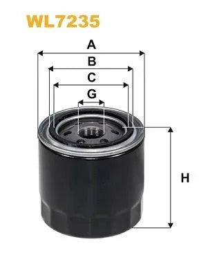 Wix Oil Filter WL7235 - tradevehicleparts.co.uk