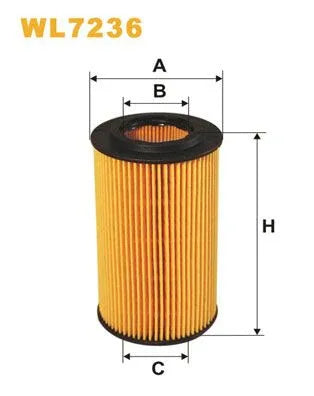 Wix Oil Filter WL7236 - tradevehicleparts.co.uk