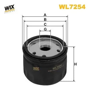 Wix Oil Filter WL7254 - tradevehicleparts.co.uk
