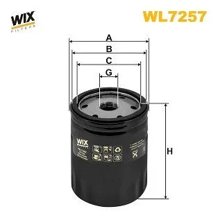 Wix Oil Filter WL7257 - tradevehicleparts.co.uk