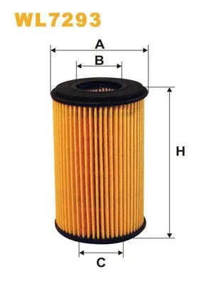 Wix Oil Filter WL7293 - tradevehicleparts.co.uk