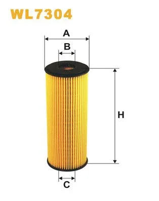 Wix Oil Filter WL7304 - tradevehicleparts.co.uk