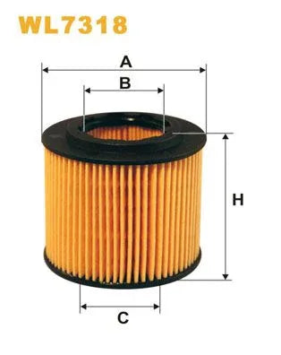 Wix Oil Filter WL7318 - tradevehicleparts.co.uk