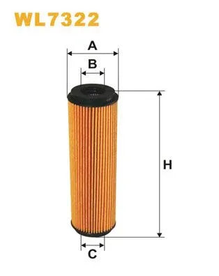 Wix Oil Filter WL7322 - tradevehicleparts.co.uk