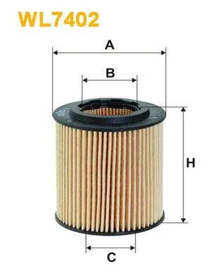 Wix Oil Filter WL7402 - tradevehicleparts.co.uk