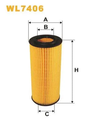Wix Oil Filter WL7406 - tradevehicleparts.co.uk