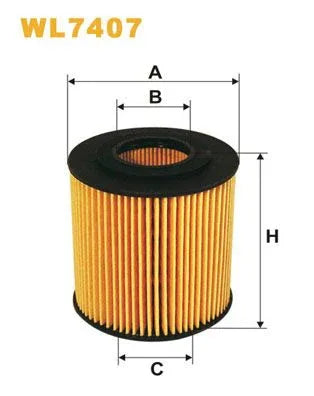 Wix Oil Filter WL7407 - tradevehicleparts.co.uk