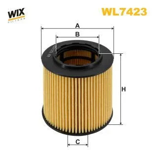 Wix Oil Filter WL7423 - tradevehicleparts.co.uk