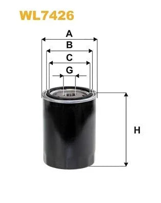Wix Oil Filter WL7426 - tradevehicleparts.co.uk