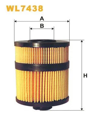 Wix Oil Filter WL7438 - tradevehicleparts.co.uk
