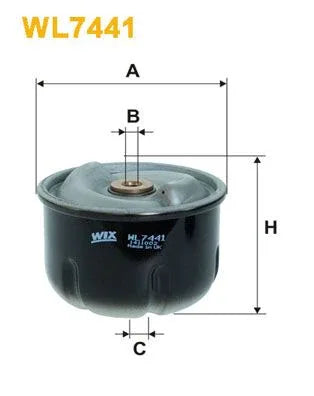 Wix Oil Filter WL7441 - tradevehicleparts.co.uk