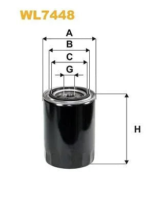 Wix Oil Filter WL7448 - tradevehicleparts.co.uk