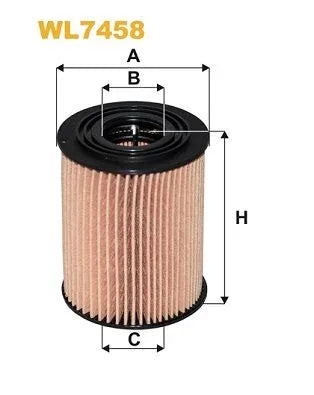 Wix Oil Filter WL7458 - tradevehicleparts.co.uk
