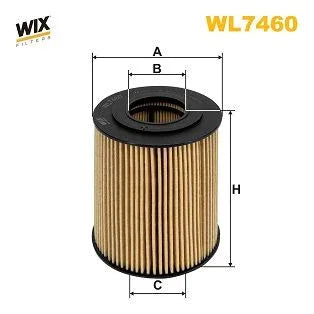 Wix Oil Filter WL7460 - tradevehicleparts.co.uk