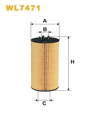 Wix Oil Filter WL7471 - tradevehicleparts.co.uk