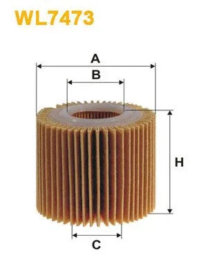 Wix Oil Filter WL7473 - tradevehicleparts.co.uk