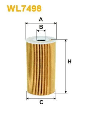 Wix Oil Filter WL7498 - tradevehicleparts.co.uk