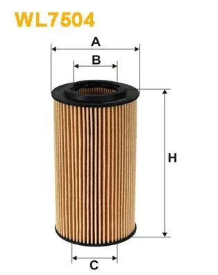 Wix Oil Filter WL7504 - tradevehicleparts.co.uk