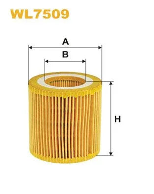Wix Oil Filter WL7509 - tradevehicleparts.co.uk
