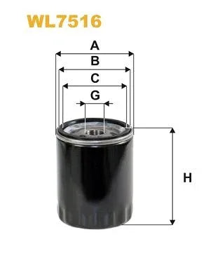 Wix Oil Filter WL7516 - tradevehicleparts.co.uk