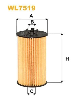 Wix Oil Filter WL7519 - tradevehicleparts.co.uk