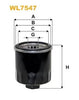 WIX Oil Filter WL7547 - OEM Quality Replacement thumbnail